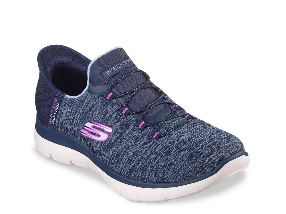 Hands Free Slip-Ins: Summits Dazzling Haze Slip-On Sneaker
