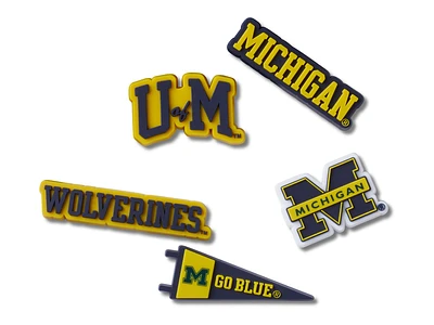 University of Michigan Jibbitz Set - 5 Pack