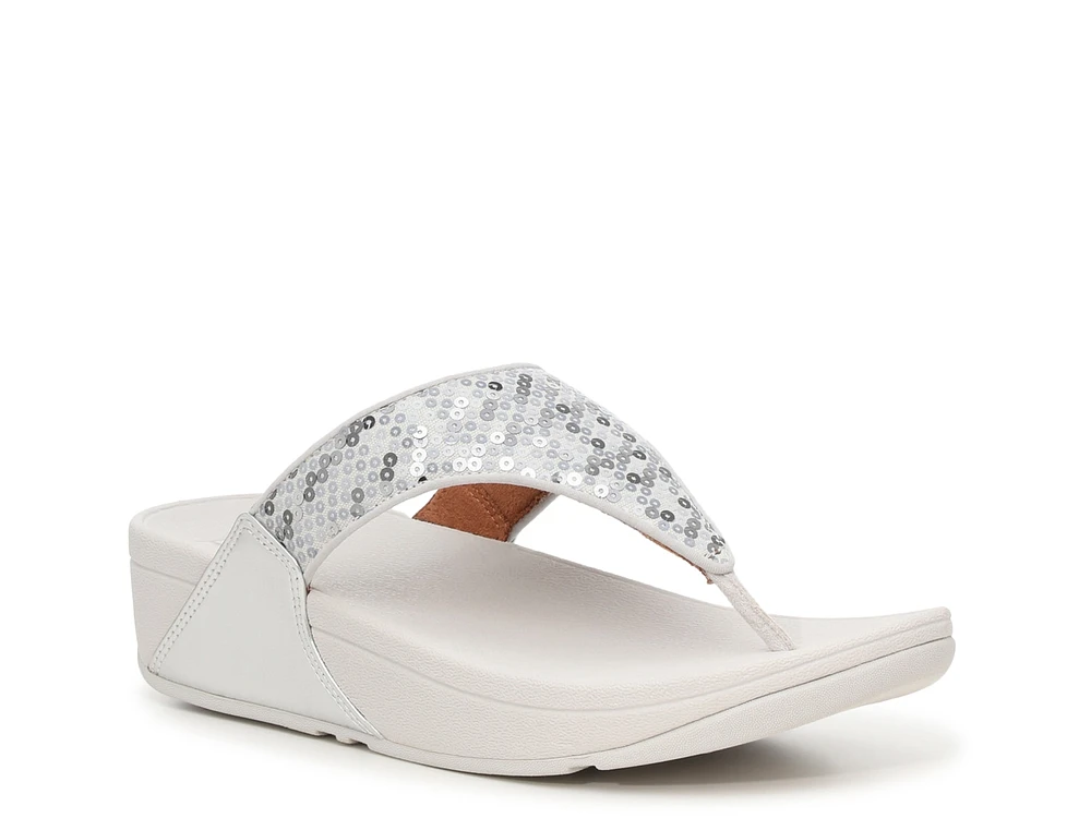 Lulu Glitzy Wedge Sandal