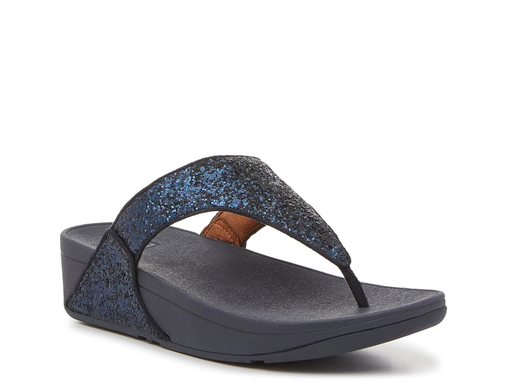 Lulu Glitzy Wedge Sandal