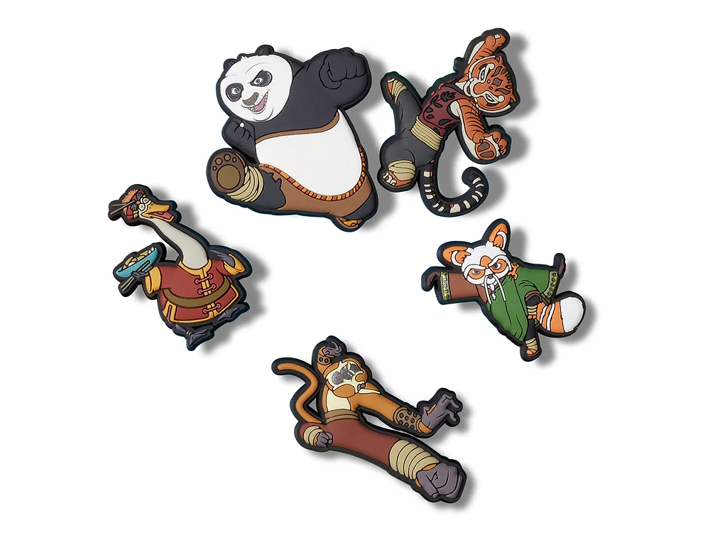 Kung Fu Panda Jibbitz Set - 5 Pack