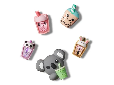 Drinking Boba Jibbitz Set - 5 Pack