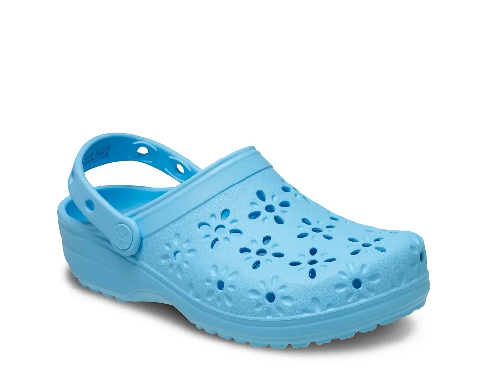 Floral Cut Out Clog