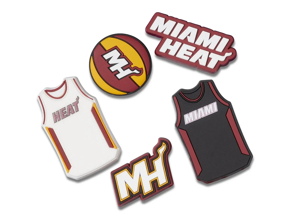 NBA Miami Heat Jibbitz Set - 5 Pack