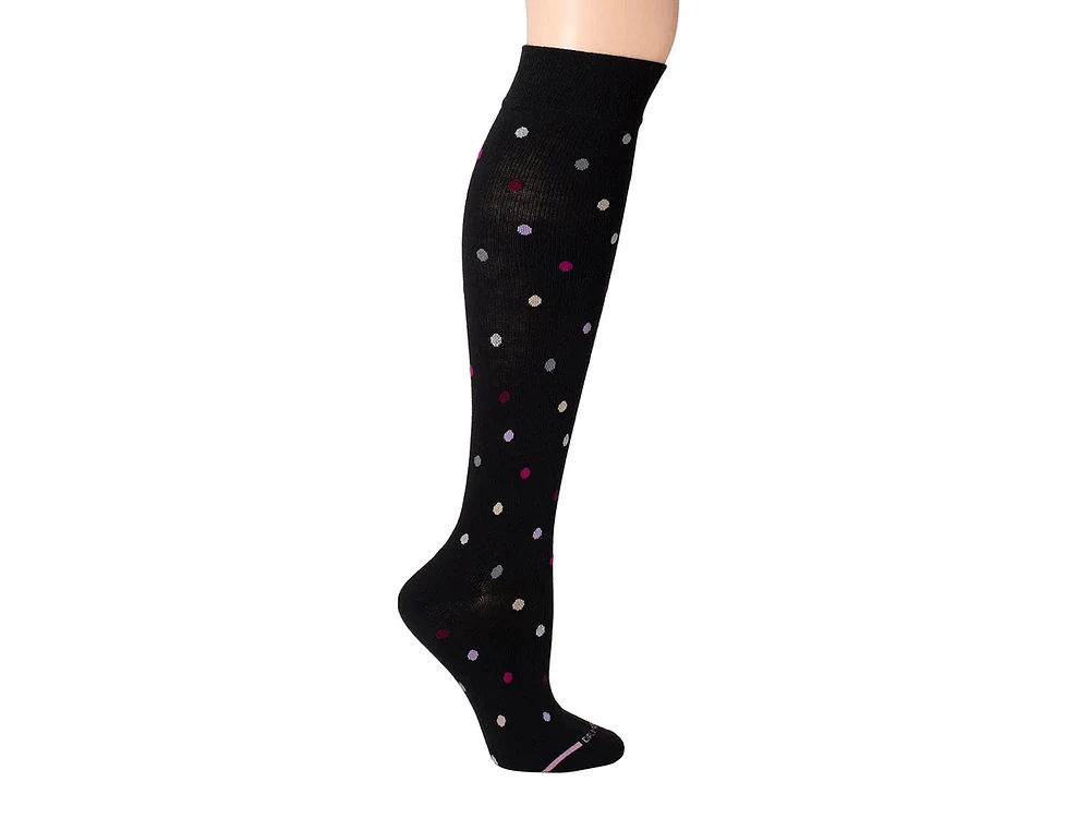 Dancing Dot Women's Wide Calf Knee High Socks