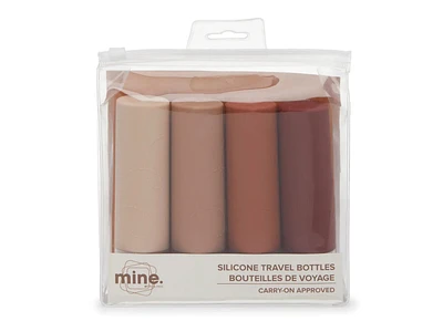 Silicone Travel Bottles - 4 Pack