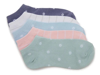 Court Stripe Women's No Show Socks - 5 Pack