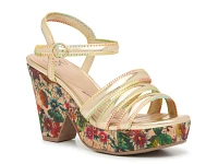 Olive Platform Sandal