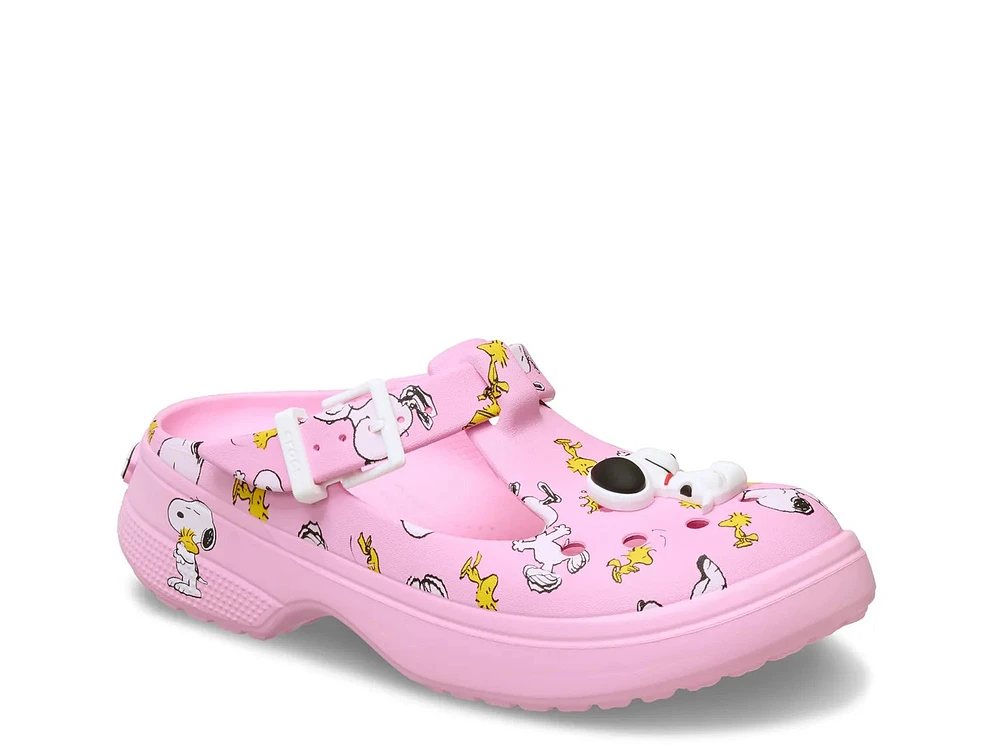 Peanuts Mary Jane Clog