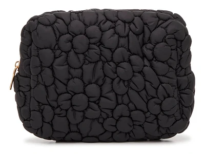 Floral Nylon Zip Pouch