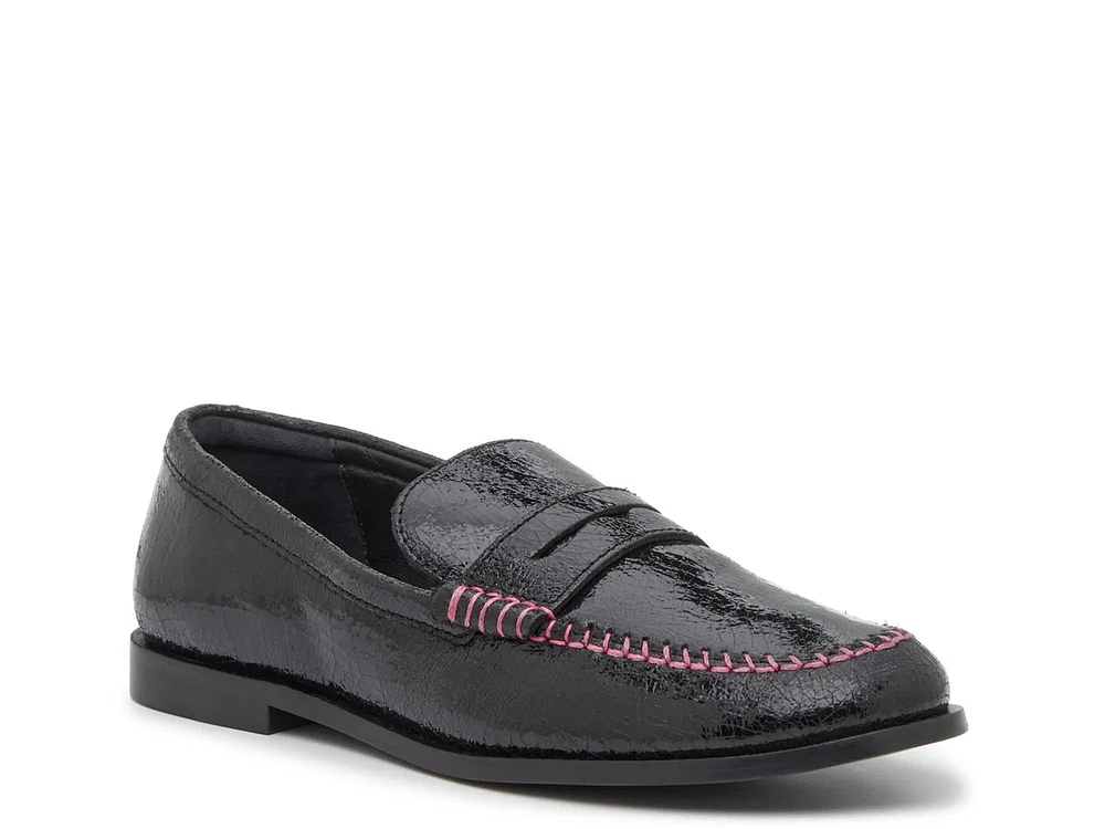 Blanket Stitch Penny Loafer