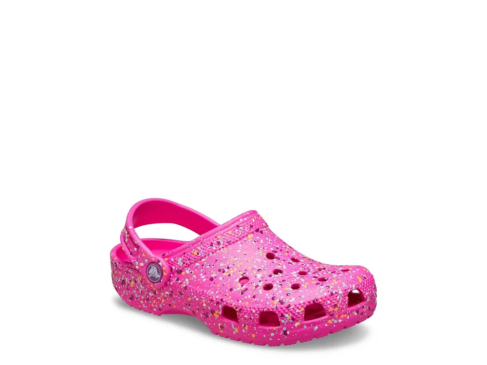 Classic Paint Splatter Clog - Kids