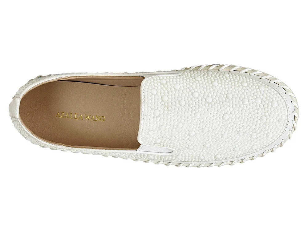 Brittany Pearl Platform Slip-On Sneaker