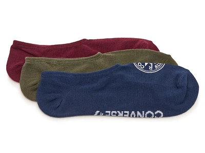Chucks Patch Men's No Show Socks - 3 Pack