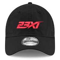 Men's New Era  Black 23XI Racing New Logo 9TWENTY Adjustable Hat