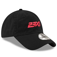 Men's New Era  Black 23XI Racing New Logo 9TWENTY Adjustable Hat