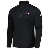 Men's Nike  Black 3M Open Victory Performance Half-Zip Pullover