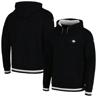 Sweat à capuche raglan ouvert 3M pour tabouret de bar homme Golf noir