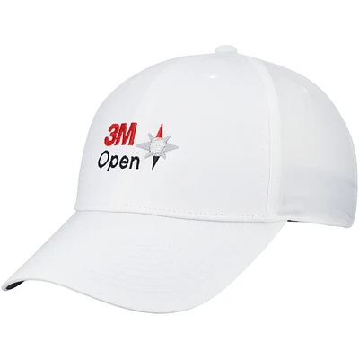 Casquette ajustable Nike blanche 3M Open Club Performance unisexe
