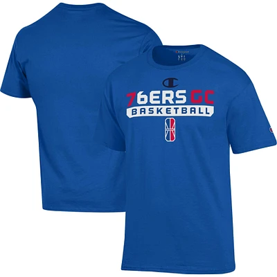 T-shirt d'entraînement authentique unisexe Champion Royal 76ers GC On-Court 2K League