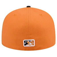 Casquette ajustée 59FIFTY orange Aberdeen IronBirds Theme Night Decoys New Era pour hommes