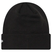 Men's New Era Black AC Milan Established Wordmark Cuffed Knit Hat