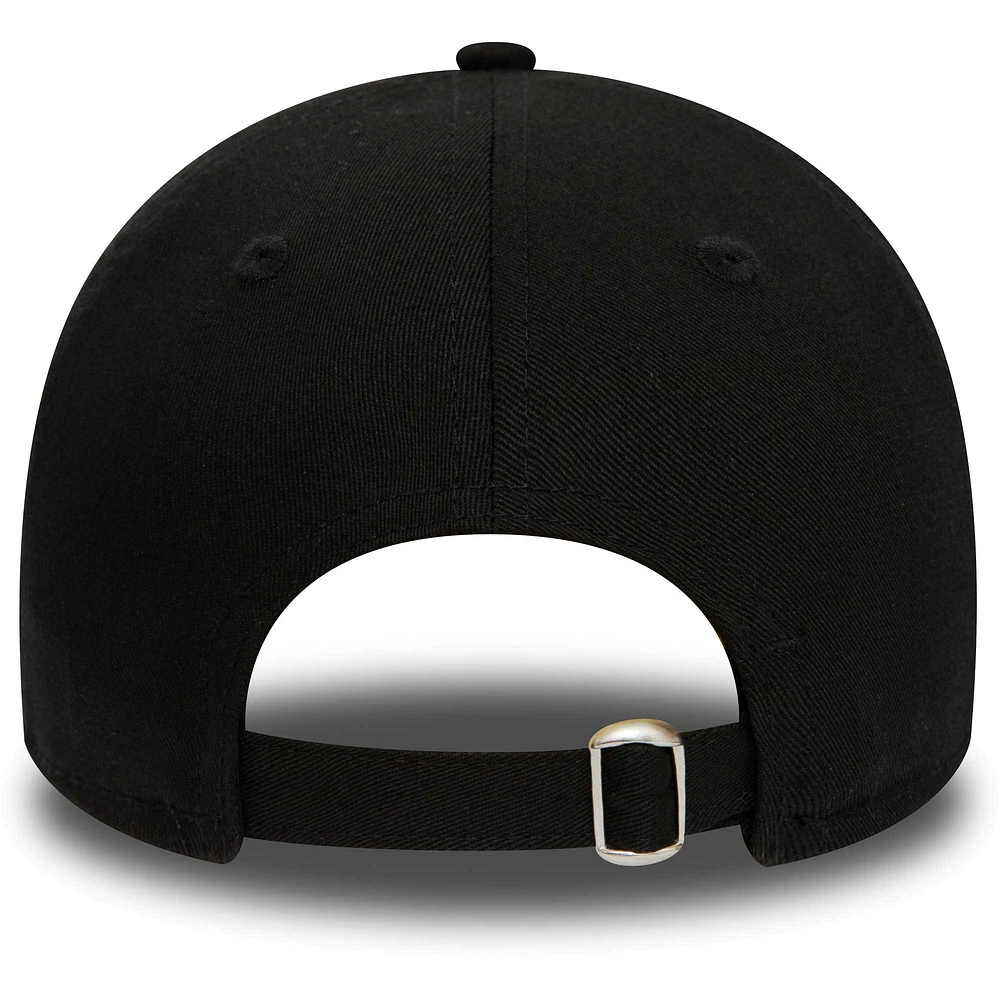 Men's New Era Black AC Milan Wordmark 9TWENTY Adjustable Hat