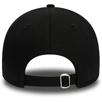 Men's New Era Black AC Milan Wordmark 9TWENTY Adjustable Hat