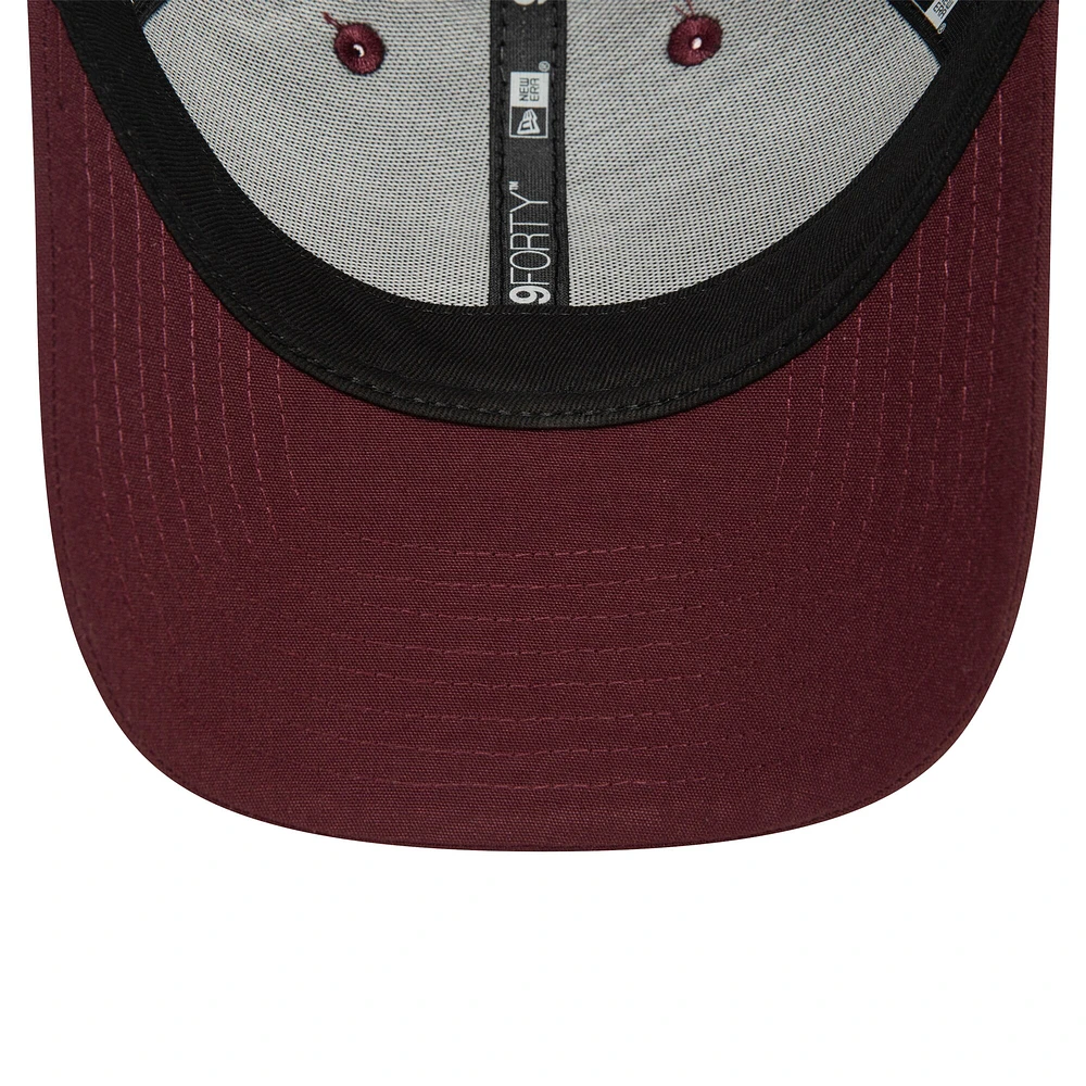Men's New Era Dark Purple AC Milan Repreve 9FORTY Adjustable Hat