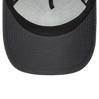 Men's New Era Gray AC Milan 9FORTY A-Frame Trucker Adjustable Hat