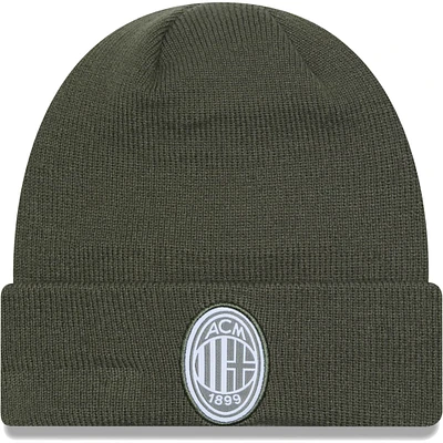 Men's New Era Green AC Milan Seasonal Cuffed Knit Hat