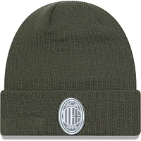 Men's New Era Green AC Milan Seasonal Cuffed Knit Hat