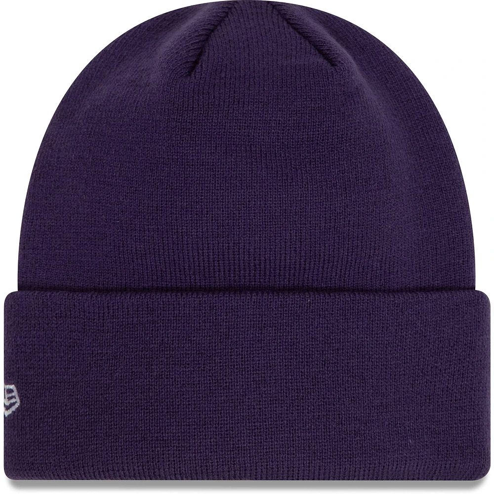 Men's New Era Purple AC Milan Seasonal Color Cuffed Knit Hat