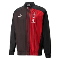 Men's Puma Black AC Milan 2022/23 Pre-Match Full-Zip Jacket