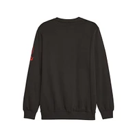 Men's Puma  Black AC Milan FtblCore Graphic Pullover Sweatshirt