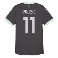 Men's Puma Christian Pulisic Charcoal AC Milan 2024/25 Third Authentic Player Jersey