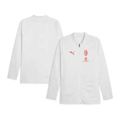 Haut d'entraînement entièrement zippé Puma pour homme gris AC Milan 2023/24