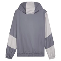 Men's Puma Gray AC Milan 2023/24 Pre-Match Full-Zip Hoodie Jacket