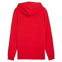 Sweat à capuche entièrement zippé Puma rouge AC Milan ftblCulture pour hommes