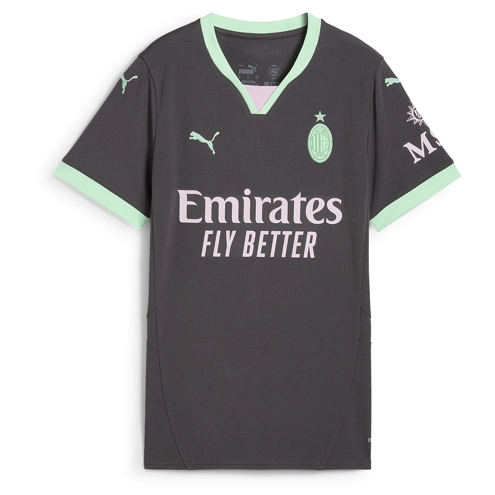 Women's Puma  Charcoal AC Milan 2024/25 Third Replica Jersey