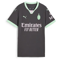 Women's Puma  Charcoal AC Milan 2024/25 Third Replica Jersey