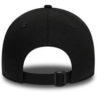 Youth New Era Black AC Milan Wordmark 9FORTY Adjustable Hat