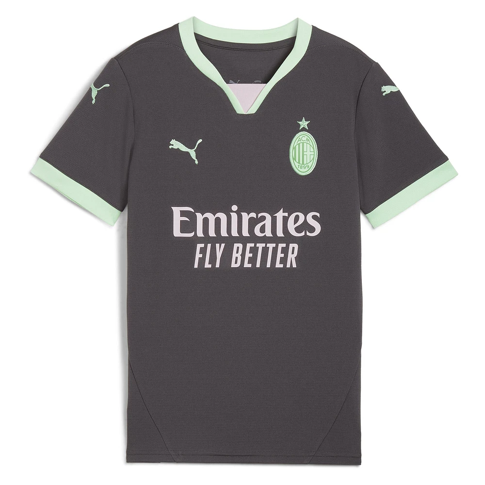 Youth Puma  Charcoal AC Milan 2024/25 Third Replica Jersey