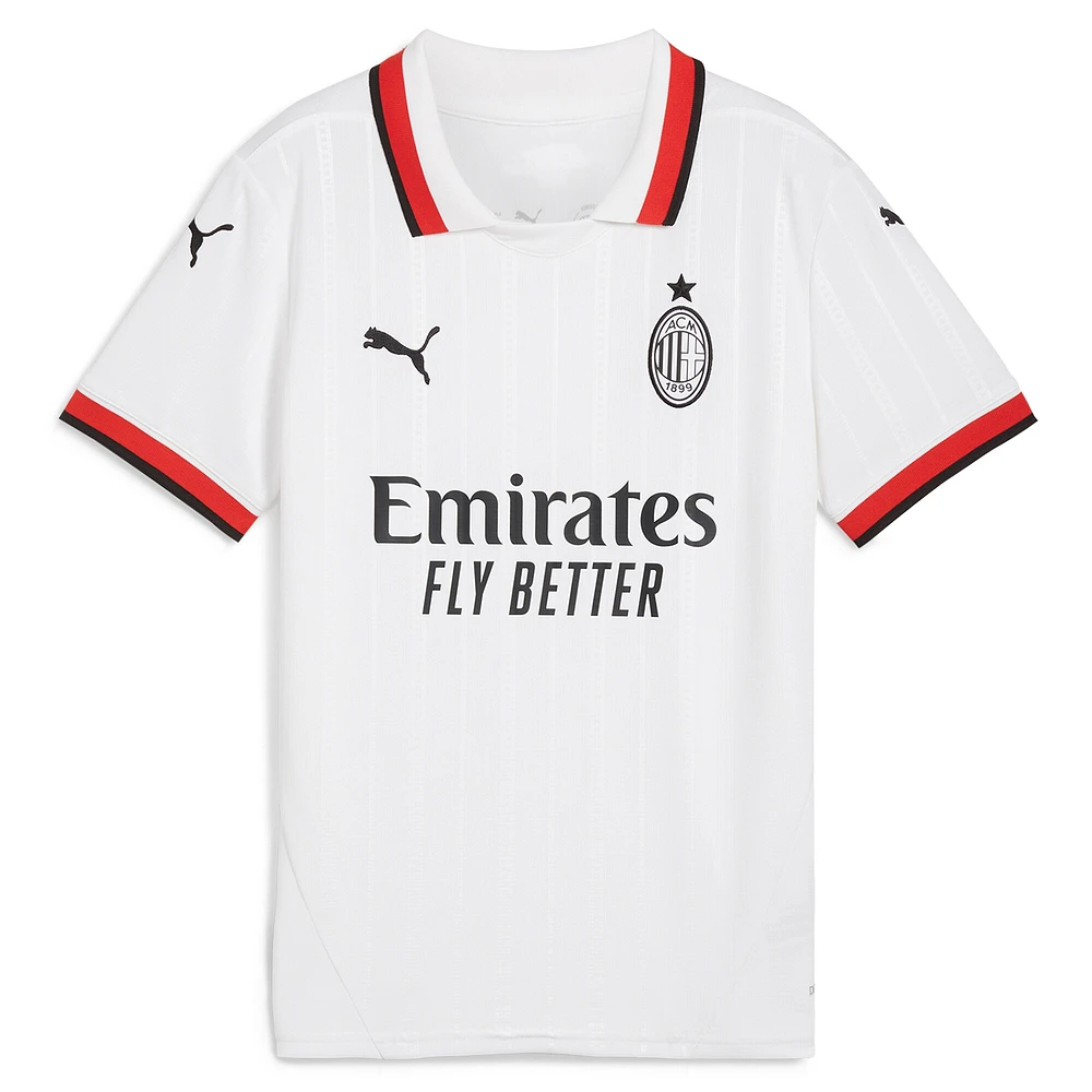 Youth Puma White AC Milan 2024/25 Away Replica Jersey