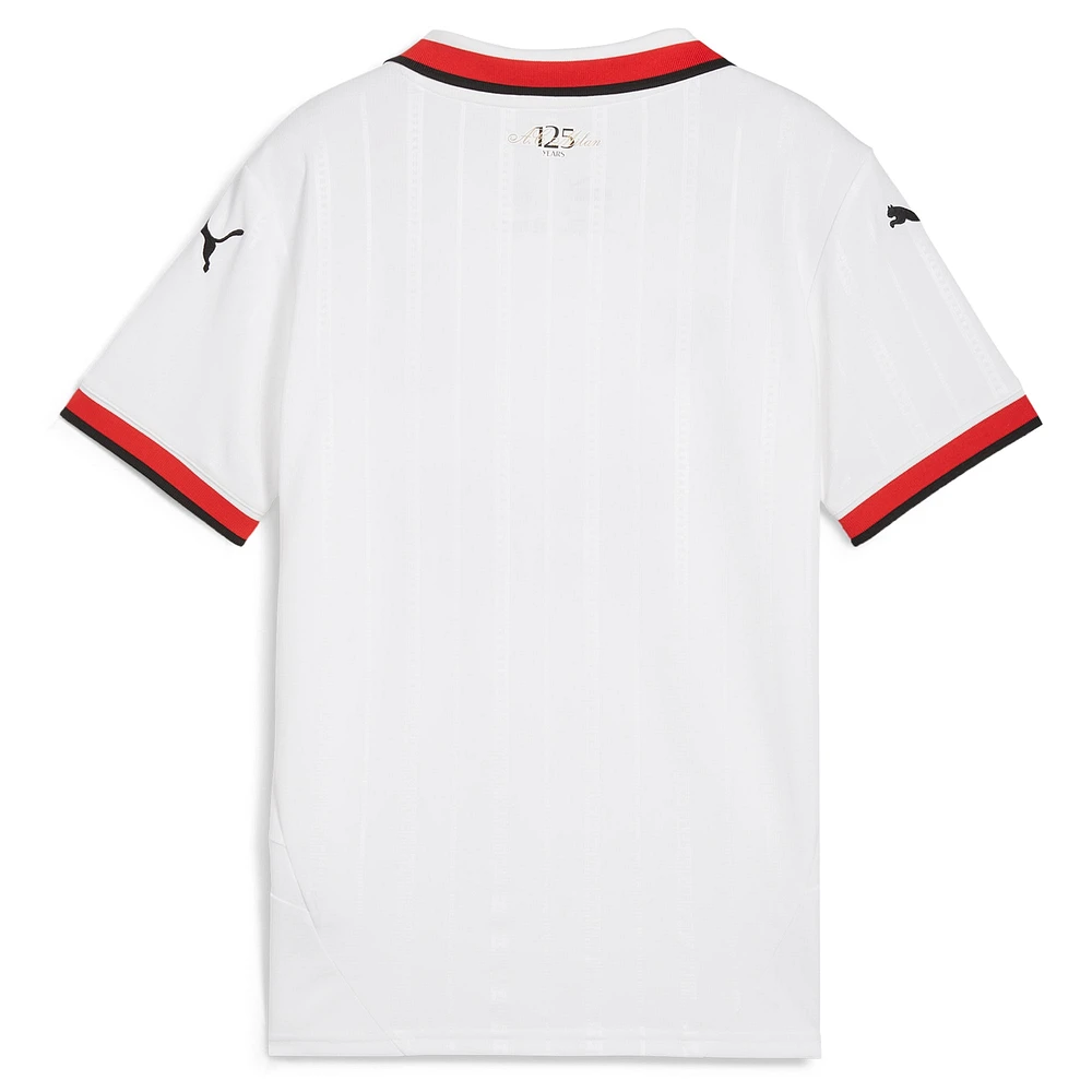 Youth Puma White AC Milan 2024/25 Away Replica Jersey