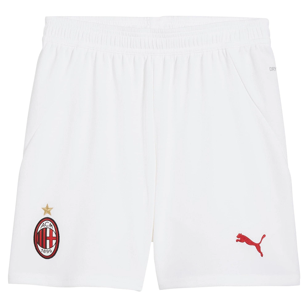 Youth Puma White AC Milan 2024/25 dryCELL Home Replica Shorts