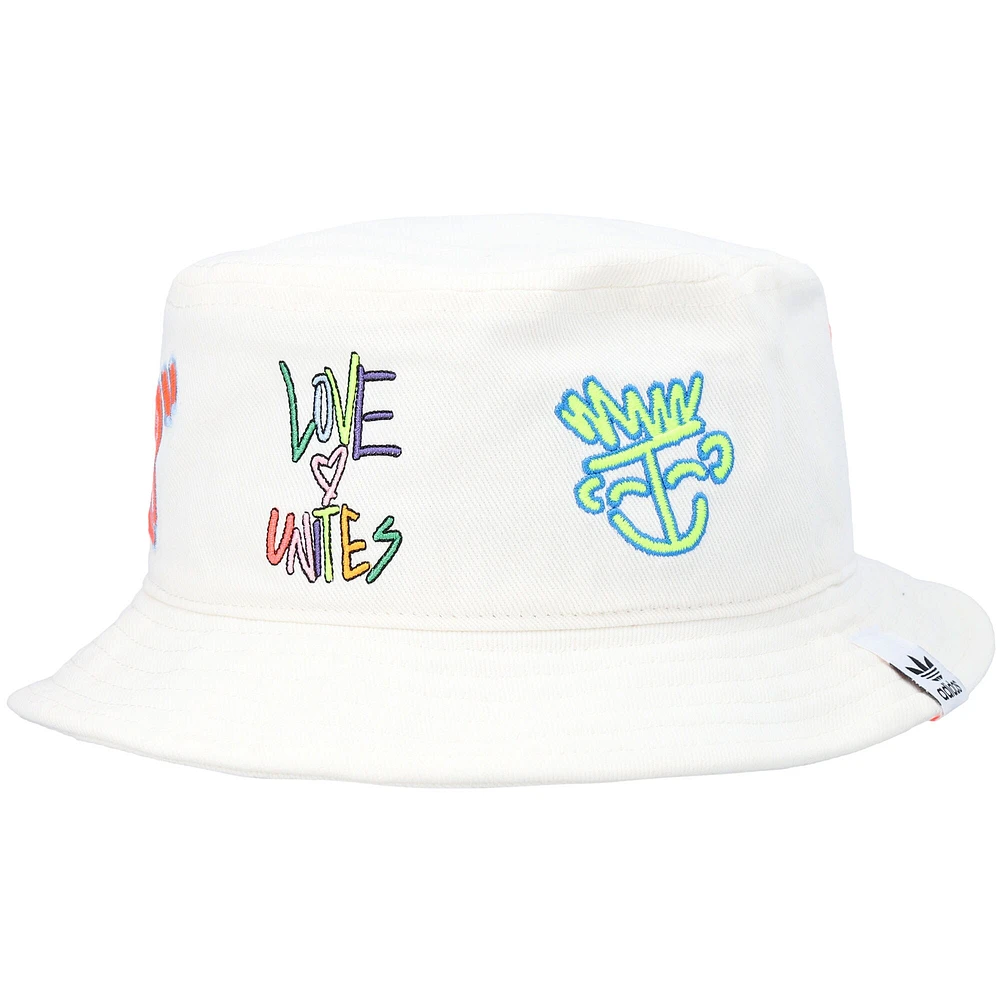 adidas Originals Cream Pride Icons Bucket Hat
