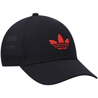 Men's adidas Originals Black Beacon Trefoil III Snapback Hat