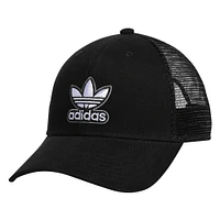 Men's adidas Originals Black Icon 3.0 Trucker Adjustable Hat