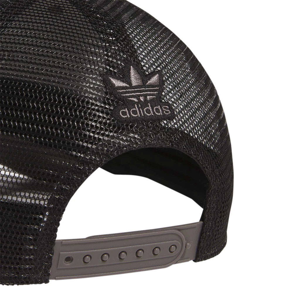 Men's adidas Originals Charcoal Icon 3.0 Trucker Adjustable Hat